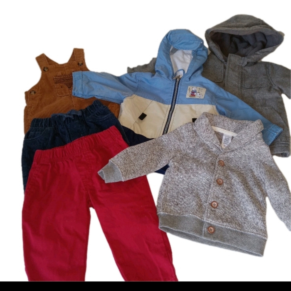 Boys 6 Pc Bundle Mixed Clothing 6-12M - Picture 4 of 7